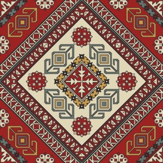 Persian seamless pattern, vector template design.