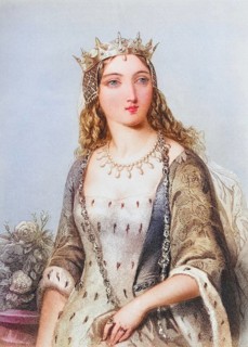 Margaret of Anjou, 1429-1482, Queen of King Henry VI of England. Engraved by W.J.Edwards after A