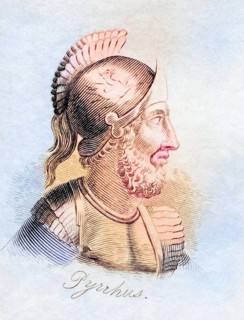 Pyrrhus 318, 272 BC King of Epirus and Macedonia Greek general of the Hellenistic era from the book