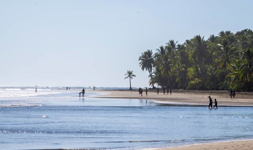 Marino Ballena National Park, South Pacific beach and sea, Puntarenas province, Osa, Costa Rica,