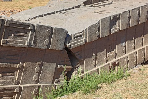 Tigray region, in the stelae park of Axum, Aksum, ancient cemetery of the Axumite kings, broken