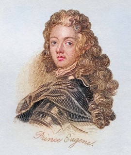 Francois-Eugene, Prince of Savoy-Carignan, 1663, 1736, French general and military commander. From