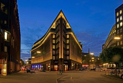 Europe, Germany, Hamburg, City, Kontorhausviertel, Chilehaus, clinker brick facade, built 1922 to