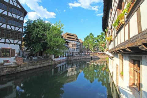 La Petite France, historic old town district of Strasbourg