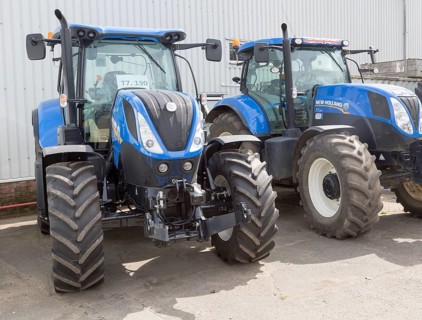 New Holland tractors agricultural machinery on sale, Ernest Doe farm equipment supplier business,