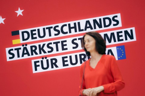 Katarina Barley, SPD politician and Member of the European Parliament, pictured during a press