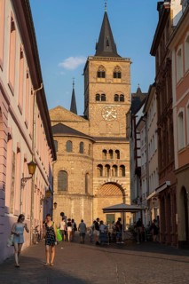 St Peter's Cathedral in Trier, the oldest church in Germany, in Trier, Rhineland-Palatinate,