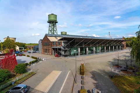 The Jahrhunderthalle in the Westpark in Bochum, former steelworks site in the western city centre,