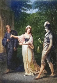 Twelfth night, or, what you will. Act IV. Scene III. Olivia's garden. Sebastian, Olivia and Priest.