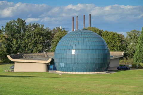 Planetarium, Uhlandweg, Wolfsburg, Lower Saxony, Germany, Europe