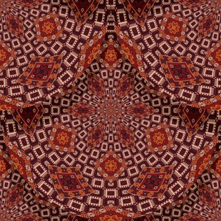 Seamless Latvian embroidery circular pattern, vector template for your design