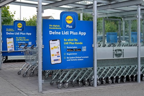 Advertising Lidl Plus App