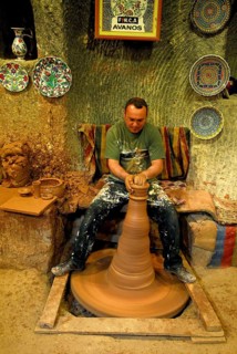Potter, Pottery, Avanos, Cappadocia, Turkey, Asia