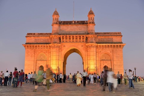Gateway of India monument, landmark of Mumbai, Mumbai, Maharashtra, India, Asia