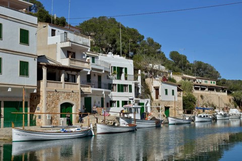 Fishing boats in the port of Cala Figuera, Majorca, Balearic Islands, Spain, Europe