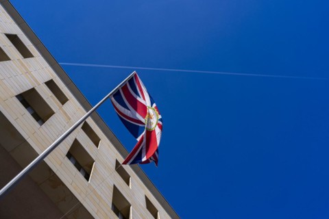British Embassy, Wilhelmstraße, Berlin, Germany, Europe