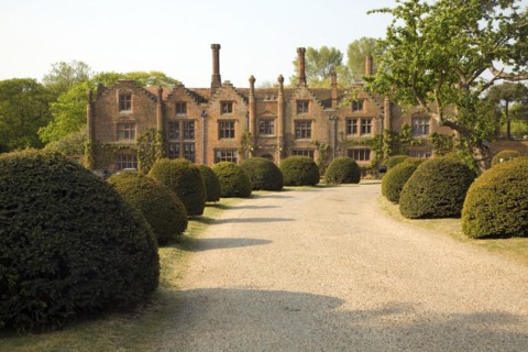 Seckford Hall Tudor house built by Thomas Seckford, now a country hotel, near Woodbridge, Suffolk,