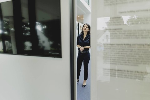 Annalena Bärbock (Alliance 90/The Greens), Federal Foreign Minister, photographed during a visit to