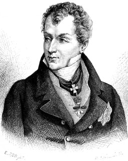 Portrait of Clemenz Wenzel Lothar Prince von Metternich, Austrian diplomat, foreign minister and