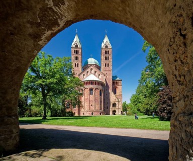 Imperial Cathedral, Speyer Cathedral, east side, Speyer, Rhineland-Palatinate, Germany, Europe