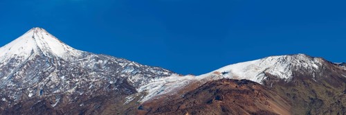 Pico del Teide, 3715m and Pico Viejo, 3135m, Teide National Park, Tenerife, Canary Islands, Spain,