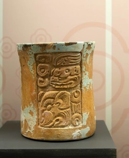 Offering to a young prince of Uxul, Late Classic period, Mayan archaeological museum, Fort San