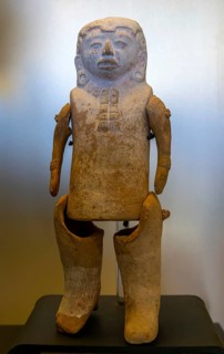 Articulated female figure, from Jaina, Terminal Classic period, Mayan archaeological museum, Fort