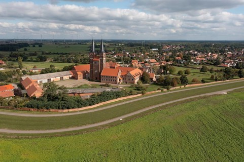 Jerichow Monastery, considered the oldest brick building in northern Germany, located on the