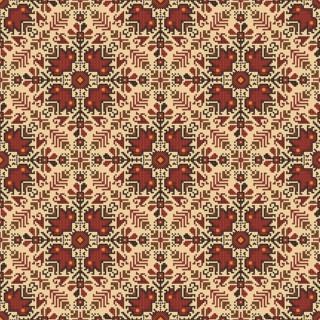 Traditional Bulgarian embroidery vector pattern