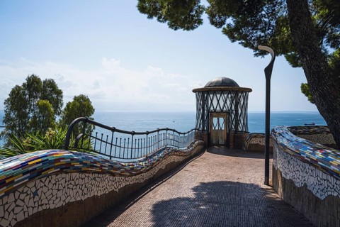 Villa Comunale Vietri sul Mare, Vietri sul Mare, Amalfi Coast, Salerno, Campania, Italy, Europe