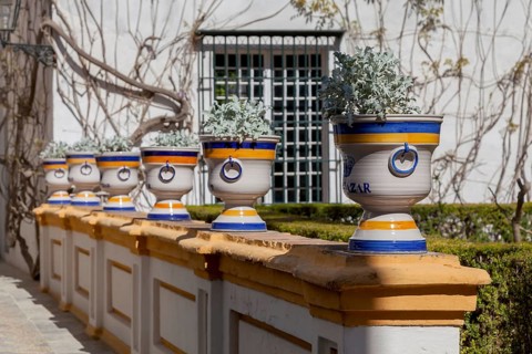 Jardines del Alcazar, Gardens in the Alcazar, Royal Palace of Seville, Seville, Spain, Europe
