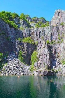 Vivian slate quarry, Dinorwic slate quarries, Llanberis, Gwynedd, Snowdonia, north Wales, UK