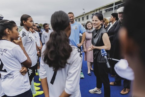 Annalena Bärbock (Bündnis 90/Die Grünen), Federal Foreign Minister, photographed during a visit to
