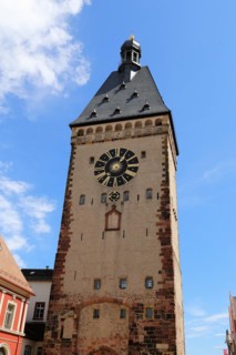 The Altpörtel at the end of Maximilianstraße in Speyer, Rhineland-Palatinate