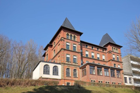 Rote Villa am Berg, Bad Soden, Bad Soden-Salmünster, Spessart, Hesse, Germany, Europe