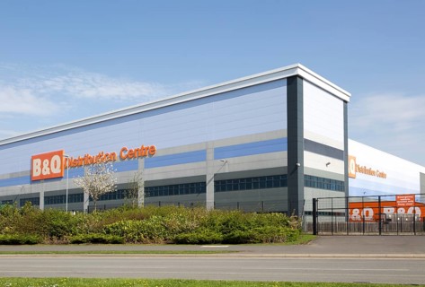 B&Q Distribution Centre, Stratton, Swindon, Wiltshire, England, UK