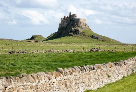 Lindisfarne Castle, Holy Island, Northumberland, England, UK