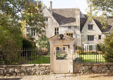 Historic Avebury manor house building, Avebury, Wiltshire, England, UK