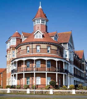 Apartments in large former hotel on the Esplanade, Frinton on Sea, Essex, England, United Kingdom,