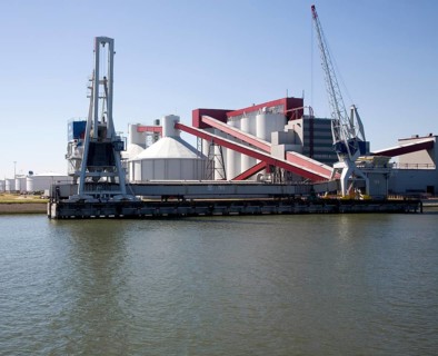 Borax bulk carrier terminal and storage plant, Port of Rotterdam, Netherlands