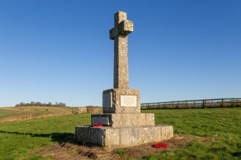 Memorial monument to Philip Musgrave Neeld Wroughton of Woolley Park, Chaddleworth, Berkshire,