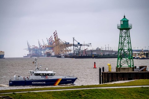 MSC and Eurogate Container Terminal in the seaport of Bremerhaven, Eurogate Container Terminal with