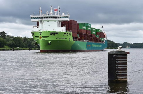 Container ship ECO MAESTRO can be fuelled with bio-methanol