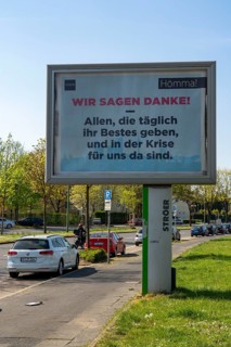 Advertising during the corona pandemic, City of Essen thanks the heroes of everyday life, Effects