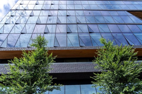 New corporate headquarters of Booking.com, online travel agency, hotel broker, building at