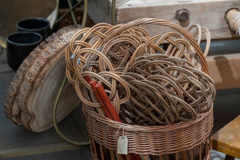 Old carpet beater, Bavaria, Germany, Europe