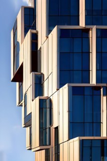 KI generated architectural structure melding computer aided design illustrations with genuine