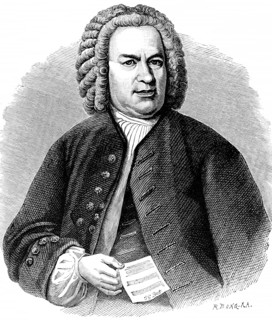 Johann Sebastian Bach (1685-1750) portrait, versatile, famous Baroque composer, composed for