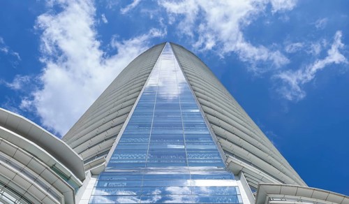Mexico City Financial Center buildings that host insurance companies, banks, financial institutions