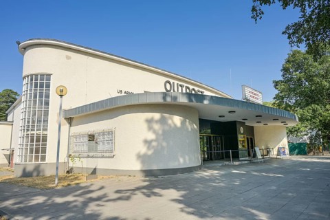 Former cinema Outpost, Allied Museum, Clayallee, Dahlem, Berlin Germany